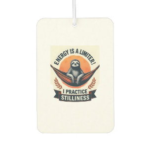 Vintage Sloth Sunset Retro Forest Animal Art 2 Air Freshener