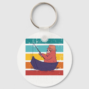 Vintage Sloth What I Need Today Is Lots And Lots O Keychain