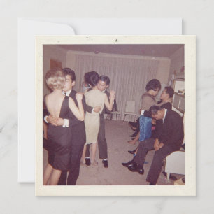 Vintage "Slow Dancing" Flat Note Card