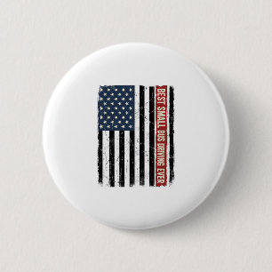 Vintage Small Bus Driver Flag Shirt Design_1 2 Inch Round Button