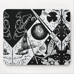 Vintage "Small Worlds VI" - Kandinsky Art Mouse Pad