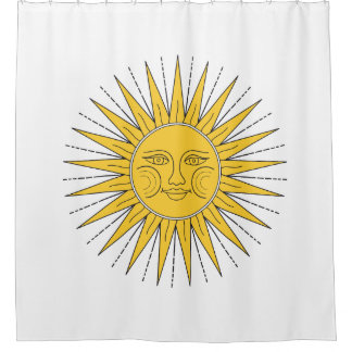 Vintage Smiling Sun