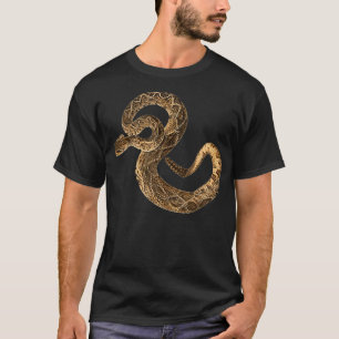 Vintage Snake Eastern Diamondback Rattlesnake Ratt T-Shirt