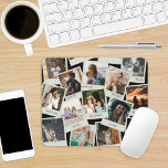 Vintage Snapshots Photo Mouse Pad<br><div class="desc">Customize with your Instagram photos or other small photos and arrange/crop within frames, or move them wherever you want. Background color is customizable. The labels are also option, delete or add more as desired.</div>