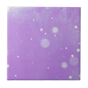 Vintage snow and purple sky tile