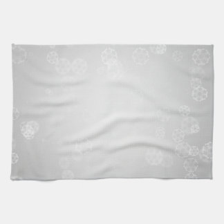 Vintage Snow Background Kitchen Towel
