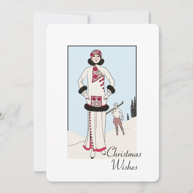 Vintage Snow Queen Christmas  (Front)