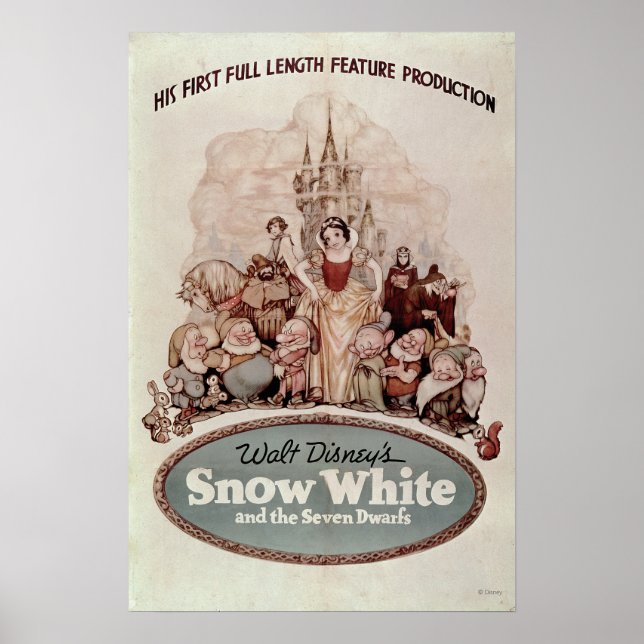 Vintage Snow White Poster (Front)