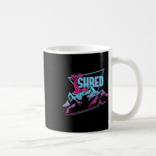 Vintage Snowboard Clothing 80s 90s Retro Snowboard Coffee Mug