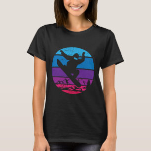 Vintage Snowboard Snowboarding Silhouette I Retro  T-Shirt