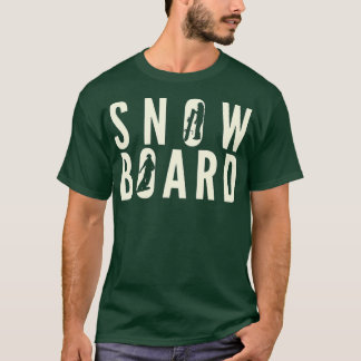 Vintage Snowboarder Snowboard Snowboarding T-Shirt