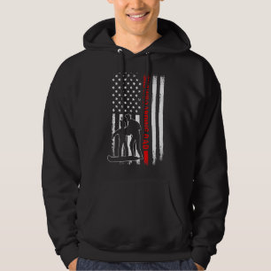 Vintage Snowboarding Dad  American Flag Fathers Da Hoodie