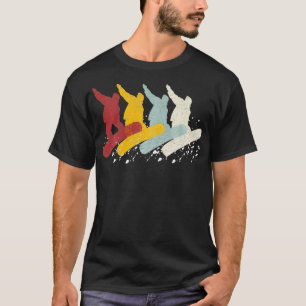 Vintage Snowboarding Retro Snowboard Gift T-Shirt