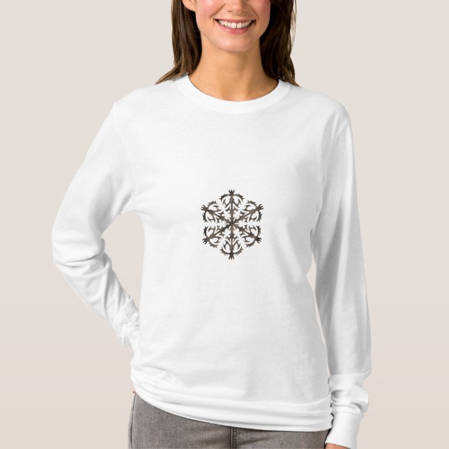Vintage Snowflake T-Shirt (Front)
