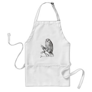 Vintage Snowy Owl Apron