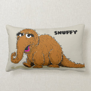 Vintage Snuffleupagus Lumbar Pillow