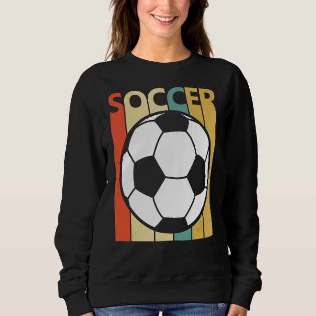 Vintage Soccer Ball Sweatshirt (Front)