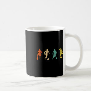 Vintage Soccer Graphic Design Futbol Footbyll Socc Coffee Mug
