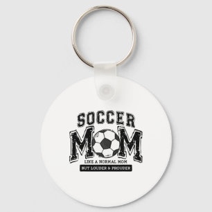 Vintage Soccer Mom Life Gift For Men Women Kid Boy Keychain