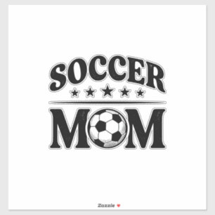 Vintage Soccer Mom Shirt Vector Design_1
