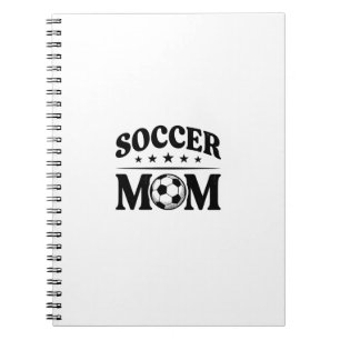 Vintage Soccer Mom Shirt Vector Design_1 Notebook