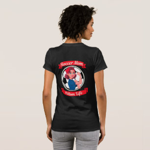 Vintage Soccer Mom with Balls Funny Soccer Mom T-Shirt
