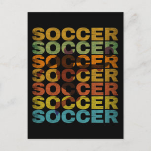 VINTAGE SOCCER POSTCARD
