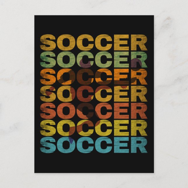VINTAGE SOCCER POSTCARD (Front)
