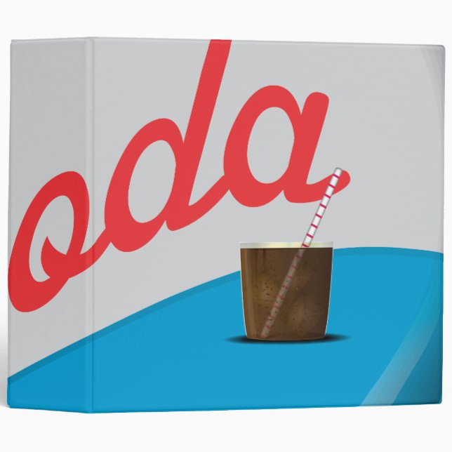 Vintage Soda Bottle Cap Binder (Front/Spine)