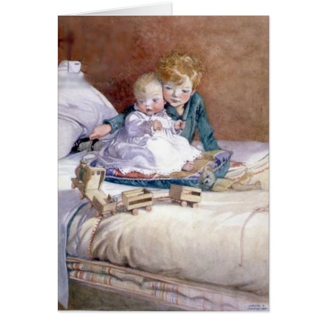 Vintage - Soeur du garçon et de la petite fille, (Devant)