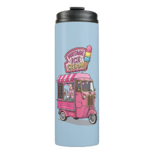 Vintage Soft Serve Ice Cream Truck Thermal Tumbler