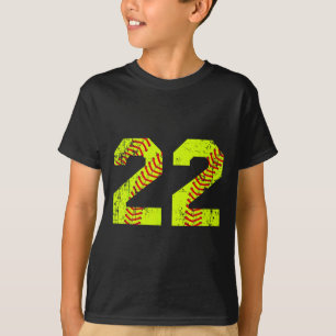 Vintage Softll 22 Jersey Number _1 T-Shirt