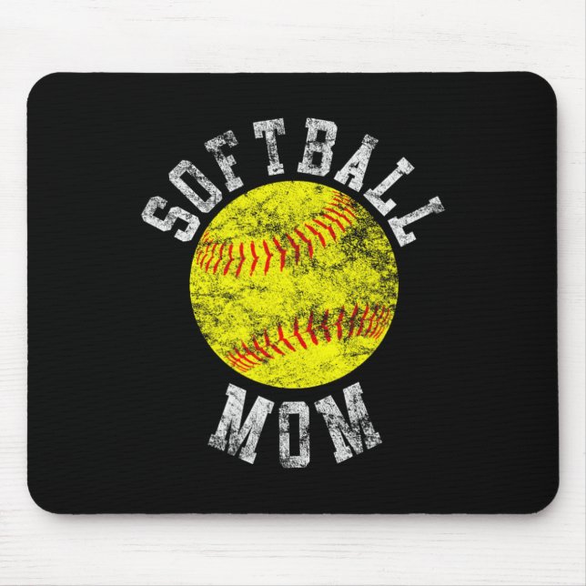 Vintage Softll Mom  Mouse Pad (Front)