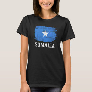 Vintage Somalia Flag For Somali T-Shirt