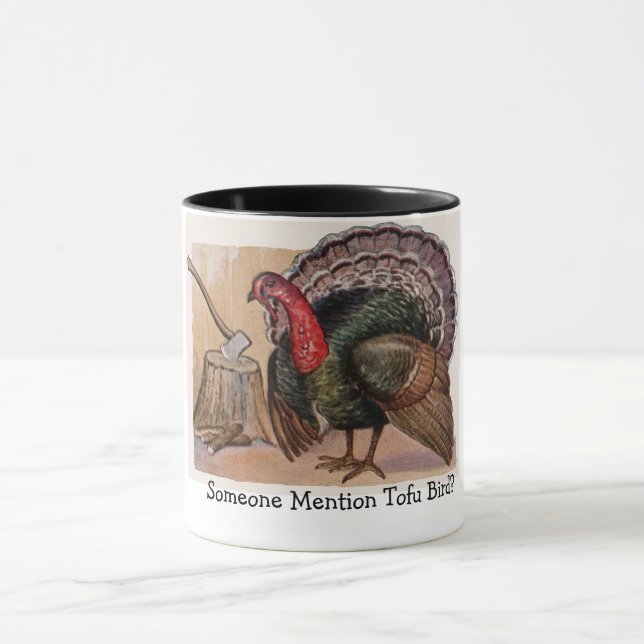 Vintage Someone Mention Tofu Bird Coffee Mug (Center)