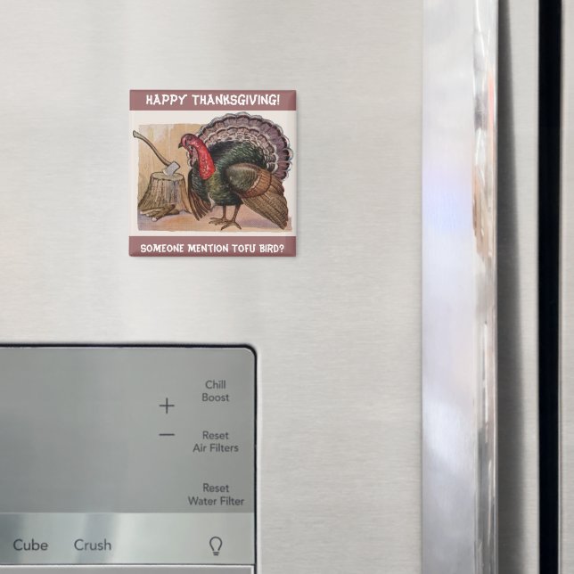 Vintage Someone Mention Tofu Bird Magnet (In Situ (Fridge))