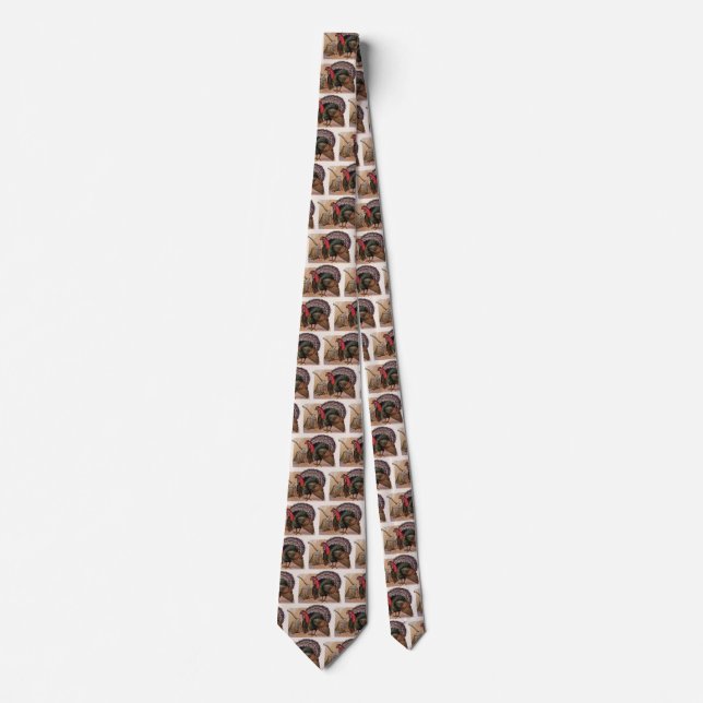 Vintage Someone Mention Tofu Bird Tie (Front)