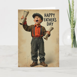 Vintage Son Fathers Day Card