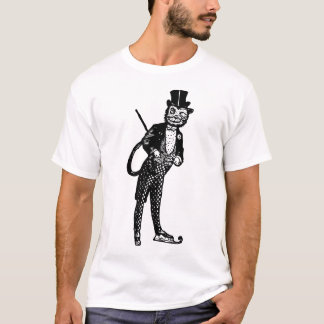 Vintage Sophisticated Opera Cat  T-Shirt