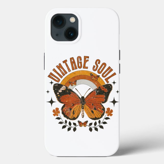 Vintage Soul Butterfly Case-Mate iPhone Case (Back)