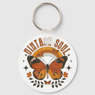 Vintage Soul Butterfly Keychain