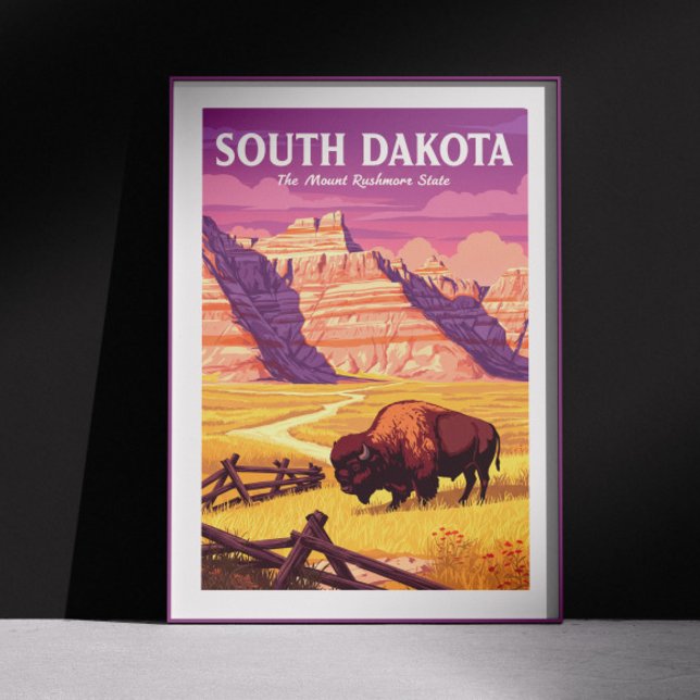 Vintage South Dakota Poster (Creator Uploaded)