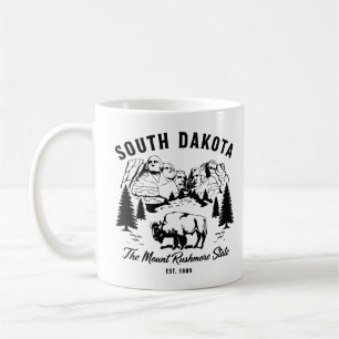 Vintage South Dakota Travel Coffee Mug