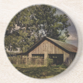 Vintage South Georgia Barn Coaster