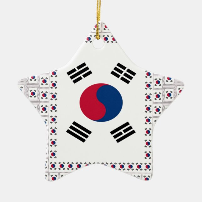 Vintage South Korea Ceramic Ornament (Front)