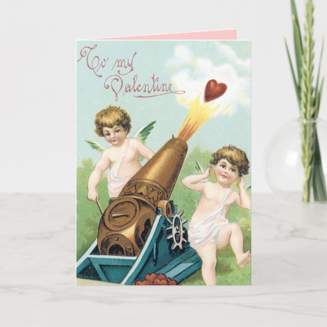 Vintage Soyez ma carte Valentine (Devant)