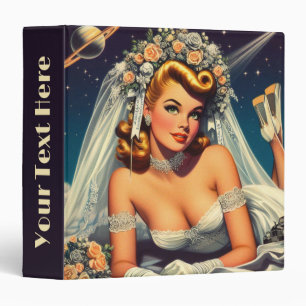 Vintage Space Bride Binder