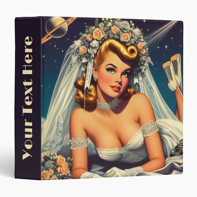 Vintage Space Bride Binder (Front/Spine)