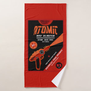 Vintage Space Ray Guns - Classic Space Guns   Bath Towel