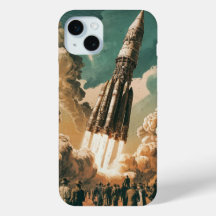 Vintage Spaceship Launch
